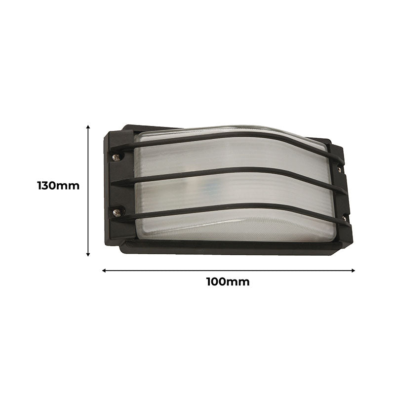 Outdoor wall light 1 light E27 60 W black
