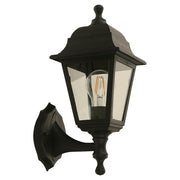 Set of 2 outdoor wall lights, black, 1 light E27 23485