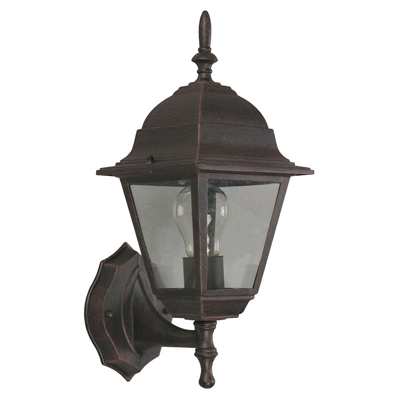 Farol de pared óxido (Bombillo se vende por separado)