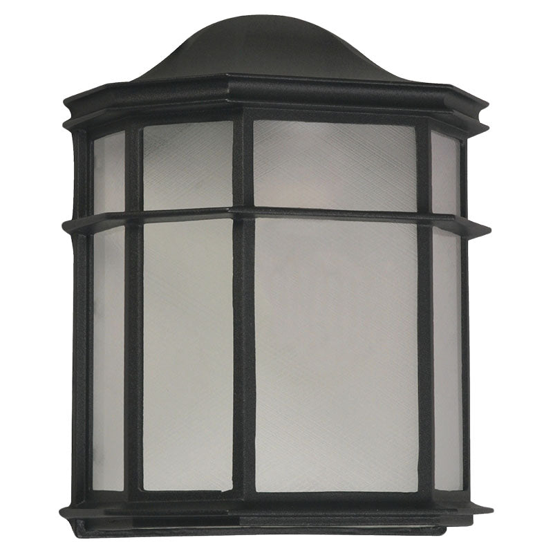 Farol de pared negro
