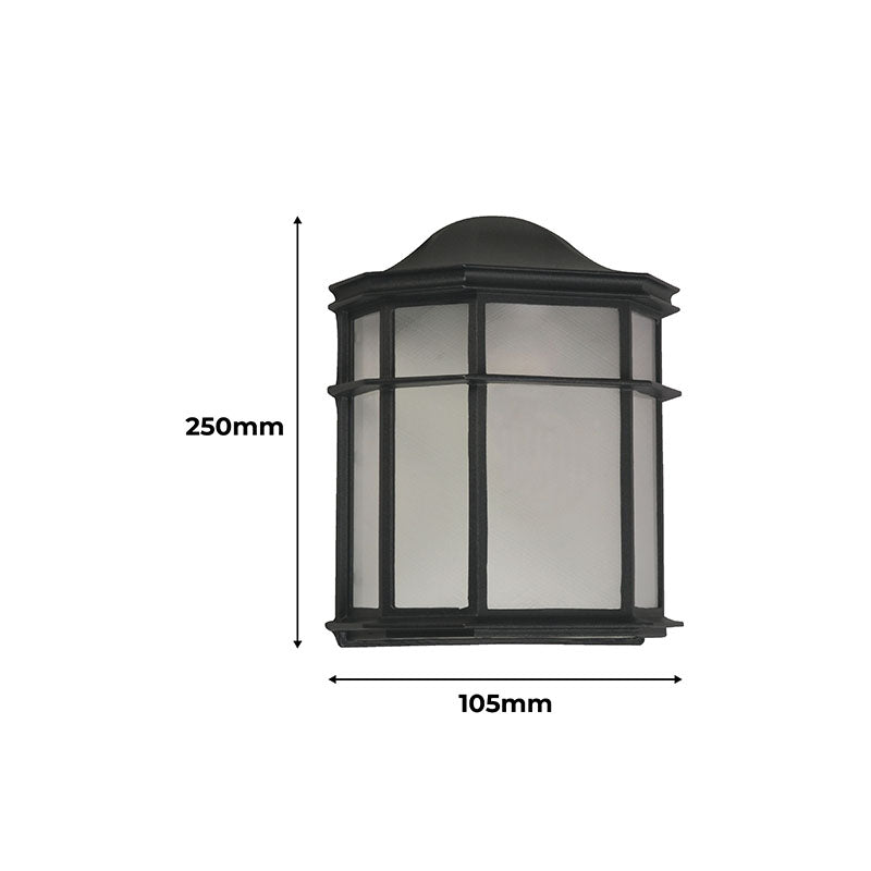 Black wall sconce