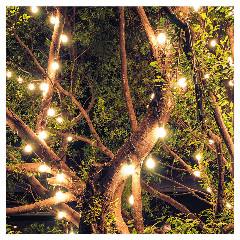 LED light string warm white 10 m 15 lights IP65 UL General Lighting