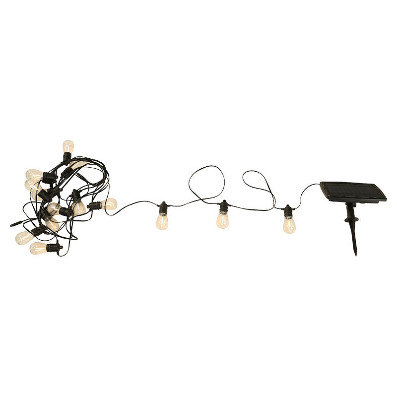 Solar LED String Lights Warm White 10 m 15 Lights IP65 UL General Lighting