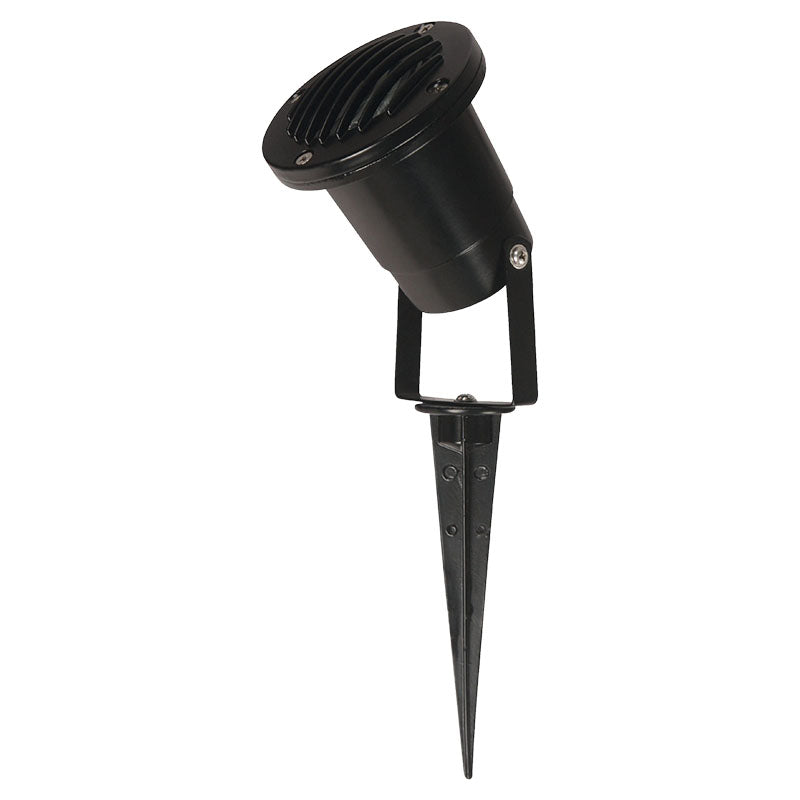 Estaca jardín moderna negro 1 luz GU10 1730-2