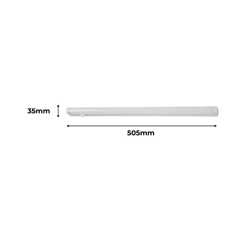 Commercial LED surface-mounted luminaire 1 light 7 W 6,000 K