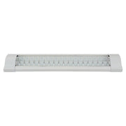 Luminaria comercial led con rejilla sobreponer 2 luces 9 w 6.000 k 1.440 lm