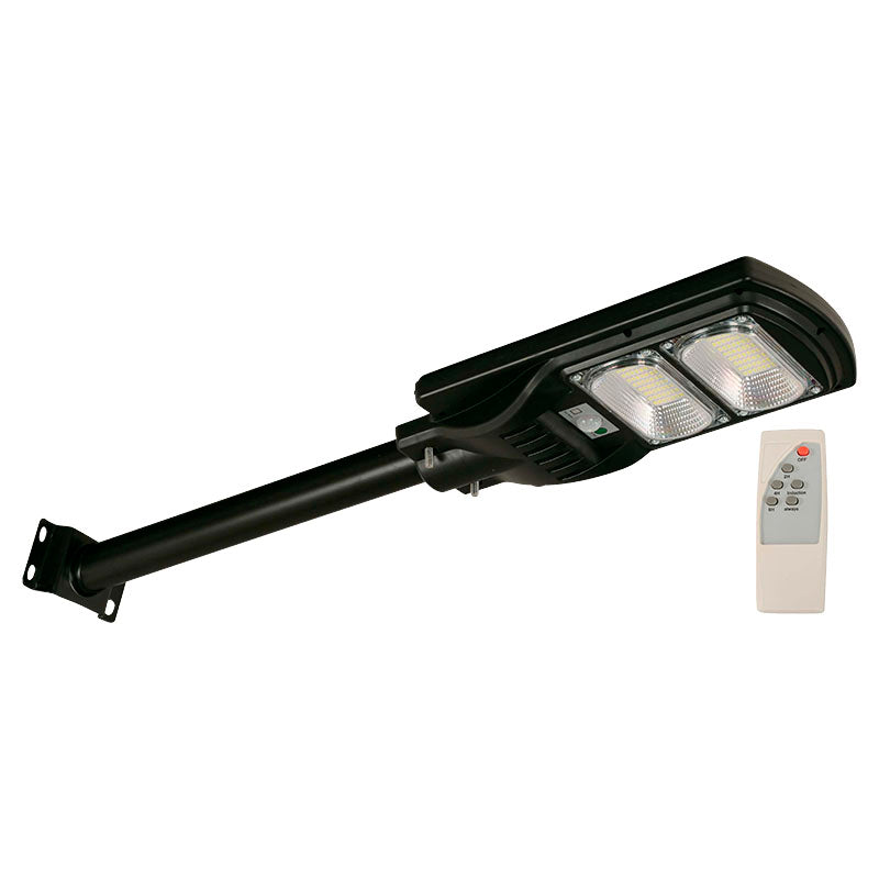 Lámpara led exterior solar calle negro 1 luz- 100w 3.2v 6500k