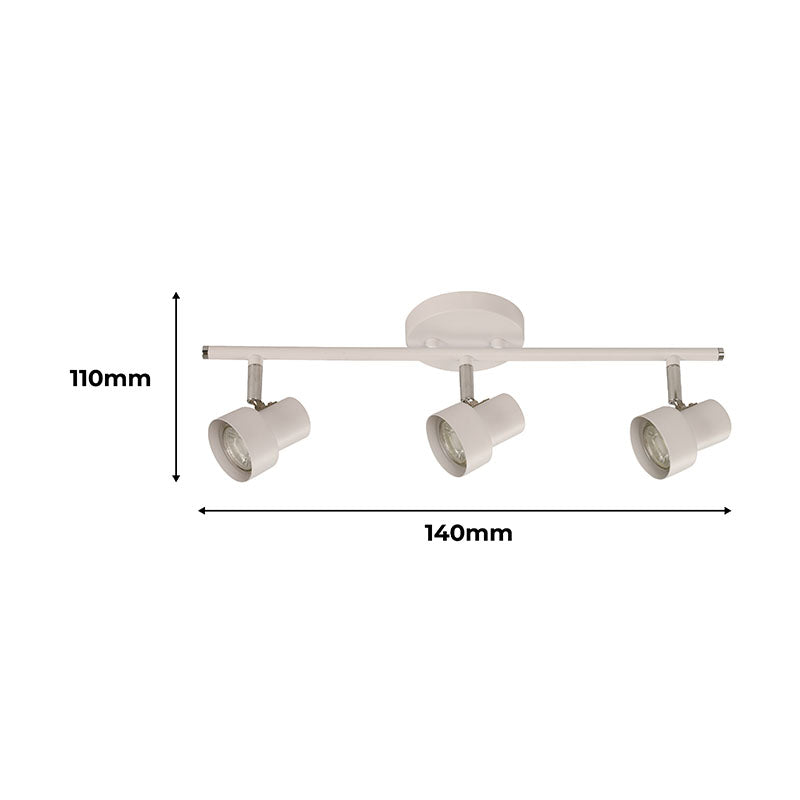 Modern Design Ceiling Lamp 3 Lights GU10 09714