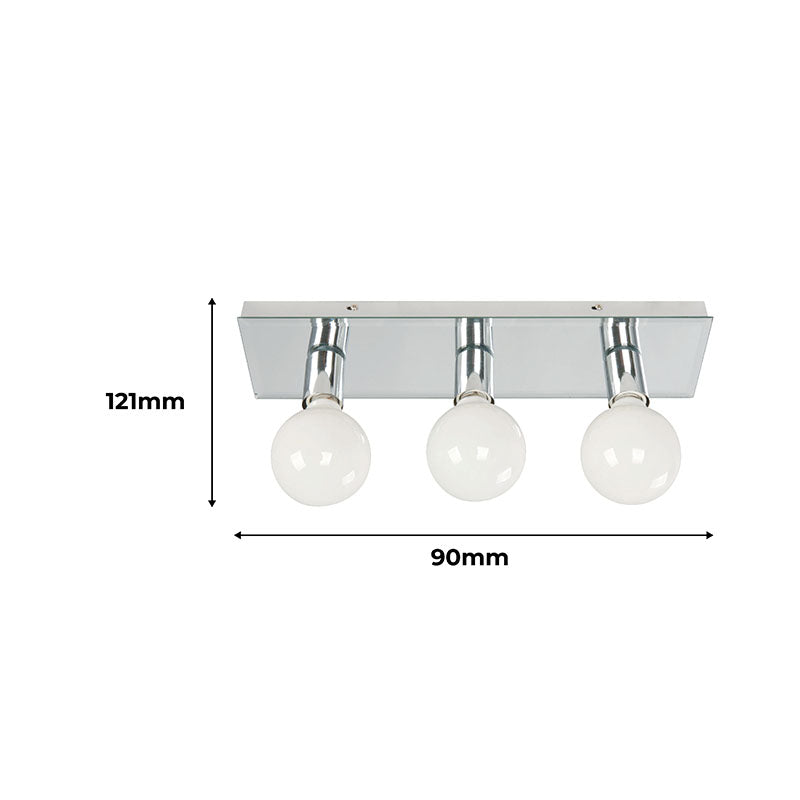 Modern design 3-light E27 wall lamp 4203 (bulbs sold separately)