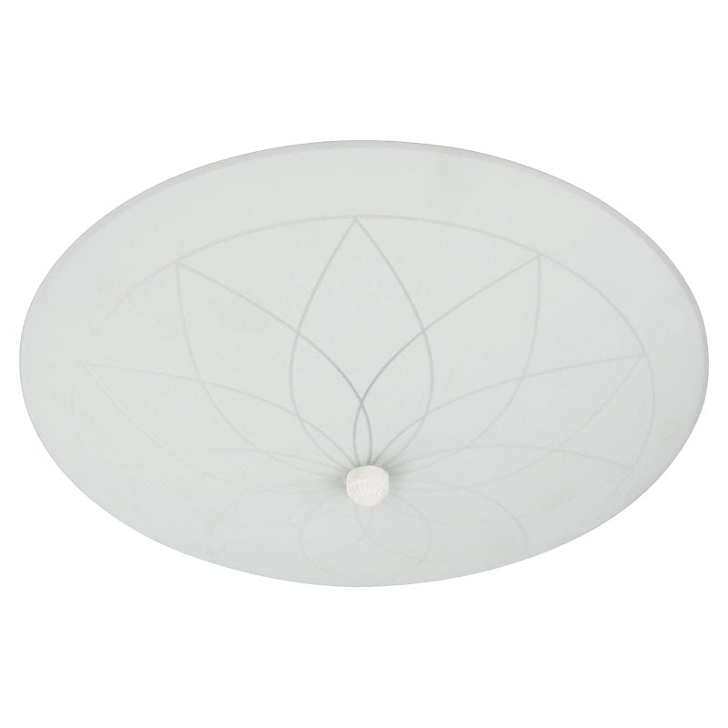 Plafón moderno blanco 15 x 31 cm 2 luces E27