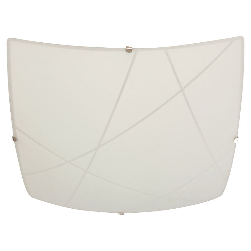 Lámpara plafón moderna blanco 2 luces E27 16823
