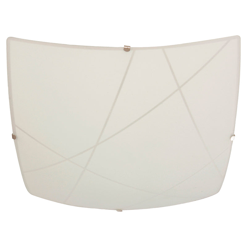 Lámpara plafón moderna blanco 2 luces E27 16823