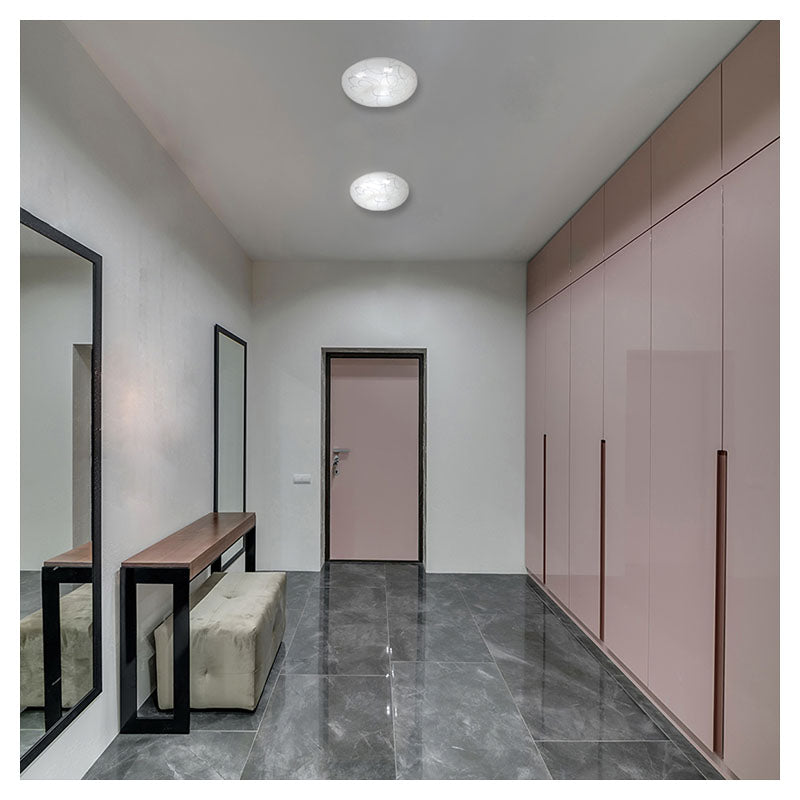 Lámpara plafón moderna blanco led 21617