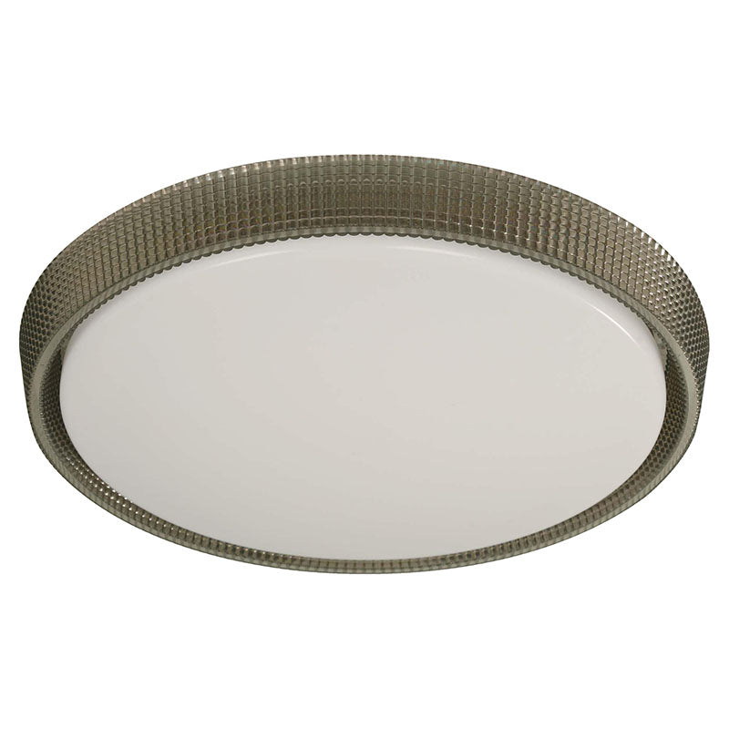 Lámpara plafón moderna gris LED integrado 24254