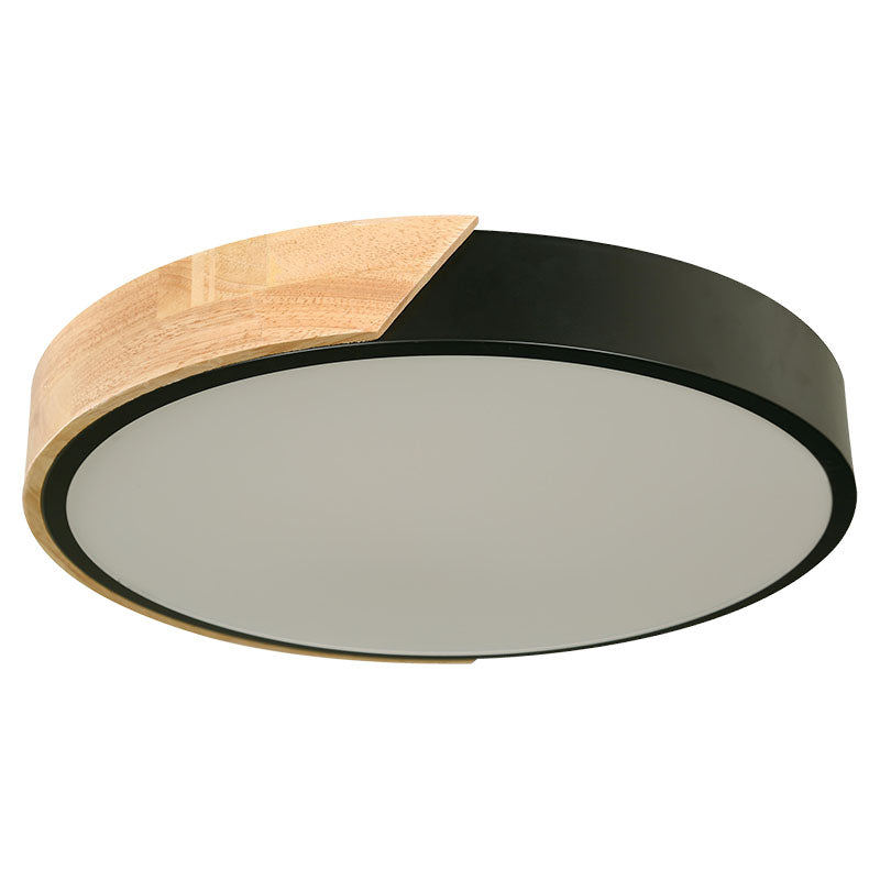 Lámpara plafón moderna negro LED integrado 33445