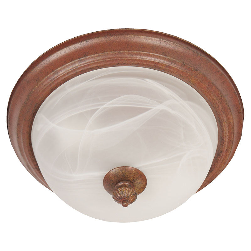 Lámpara plafón clásica bronce 2 luces E27 br-23