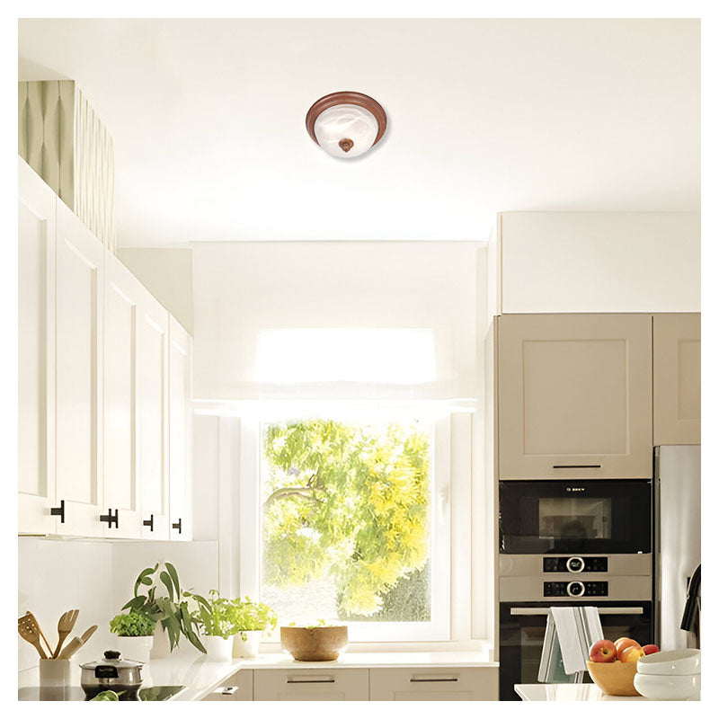 Classic bronze ceiling lamp 2 lights E27 br-23