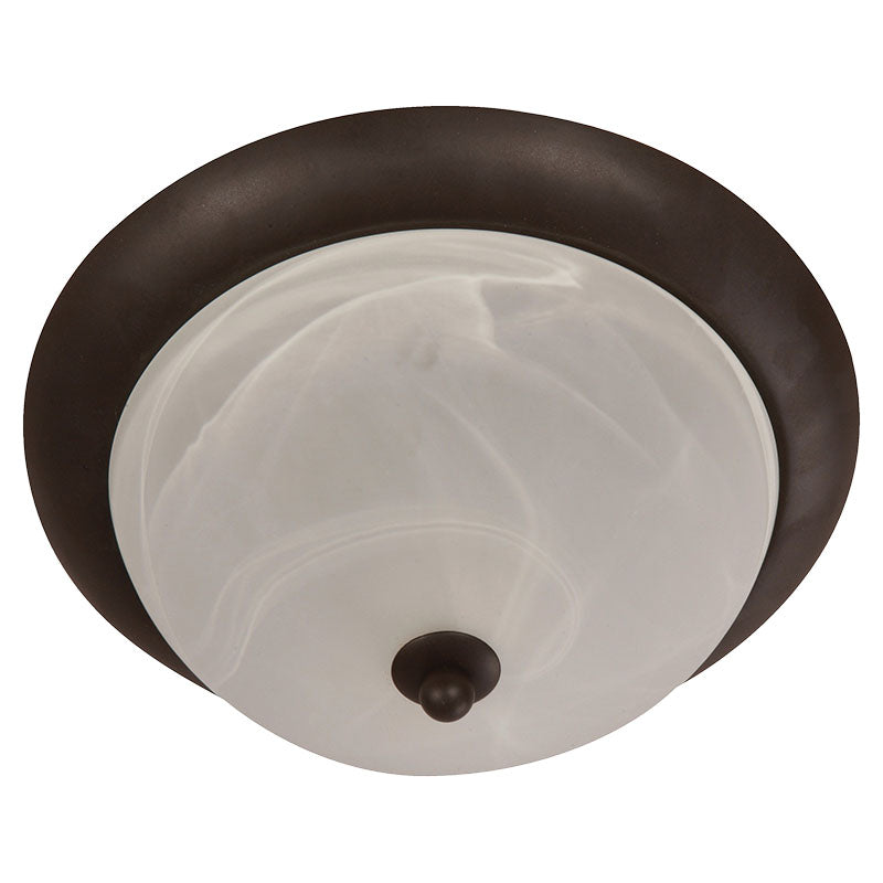 Classic Chocolate Flush Mount Ceiling Lamp, 1-Light E27 04471