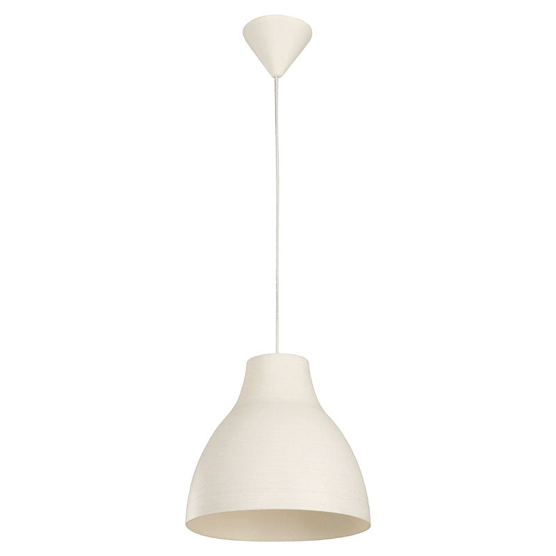 Lámpara colgante moderna acabado blanco 1 luz E27