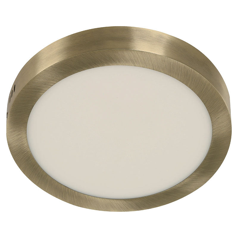 Panel led sobreponer 18 W bronce luz fría