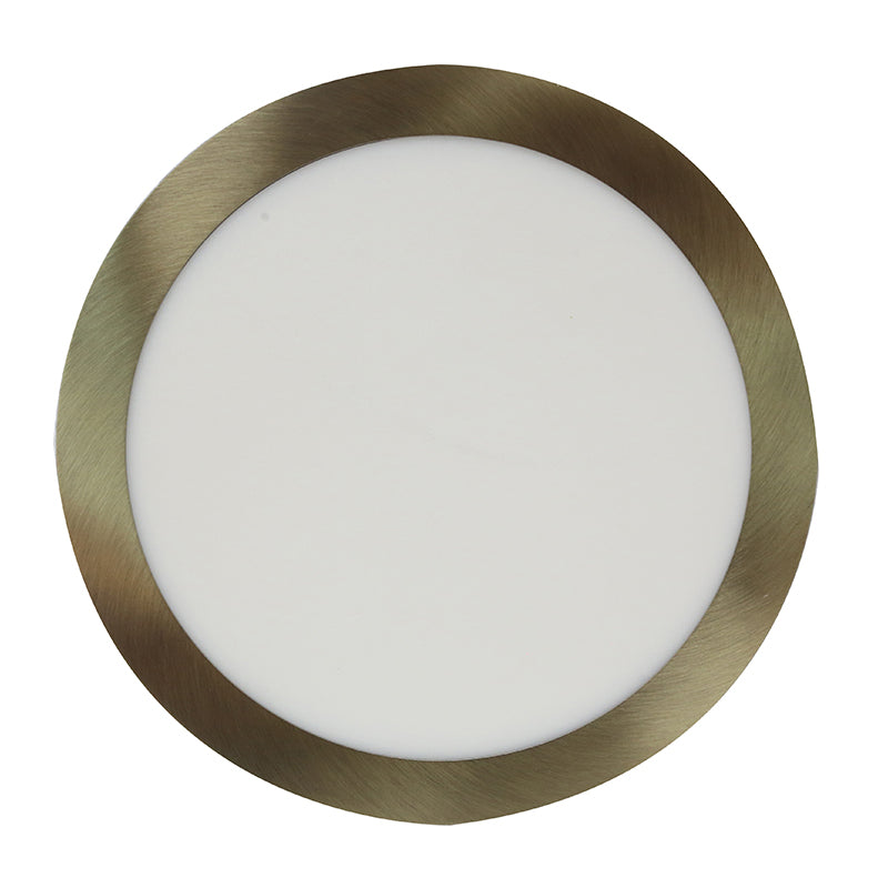 Panel led sobreponer 18 W bronce luz fría