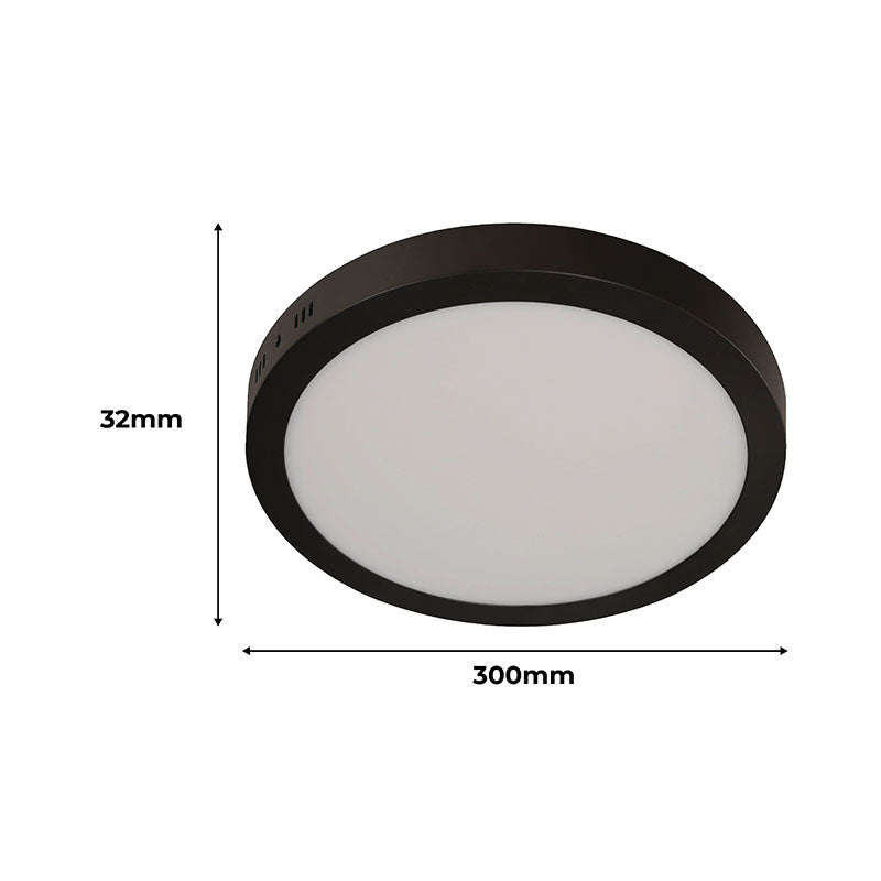 Modern chocolate surface-mounted LED lamp 05429