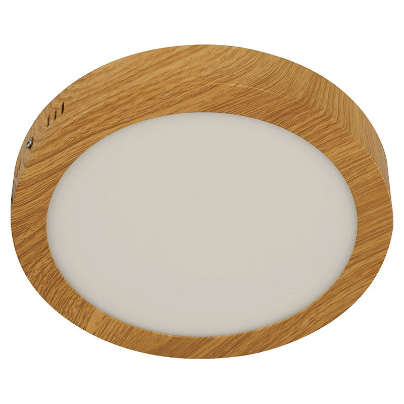 Panel led sobreponer 18 W madera luz fría