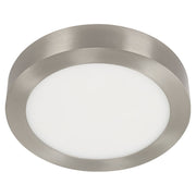 Lámpara sobreponer moderna níquel satinado led 05307
