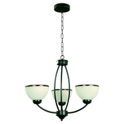 Classic black pendant lamp, 3 lights, E27 33405