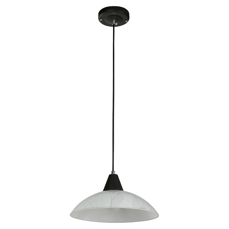 Lámpara colgante negra 1 luz E27 60 W