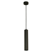 Black pendant light 1 light GU10