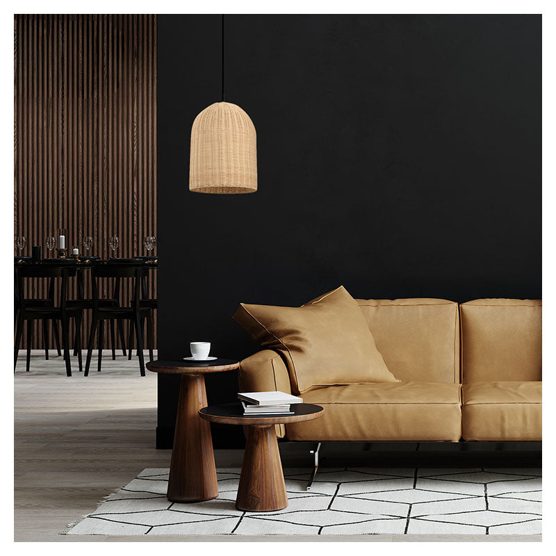 Cream pendant light 1 light E27