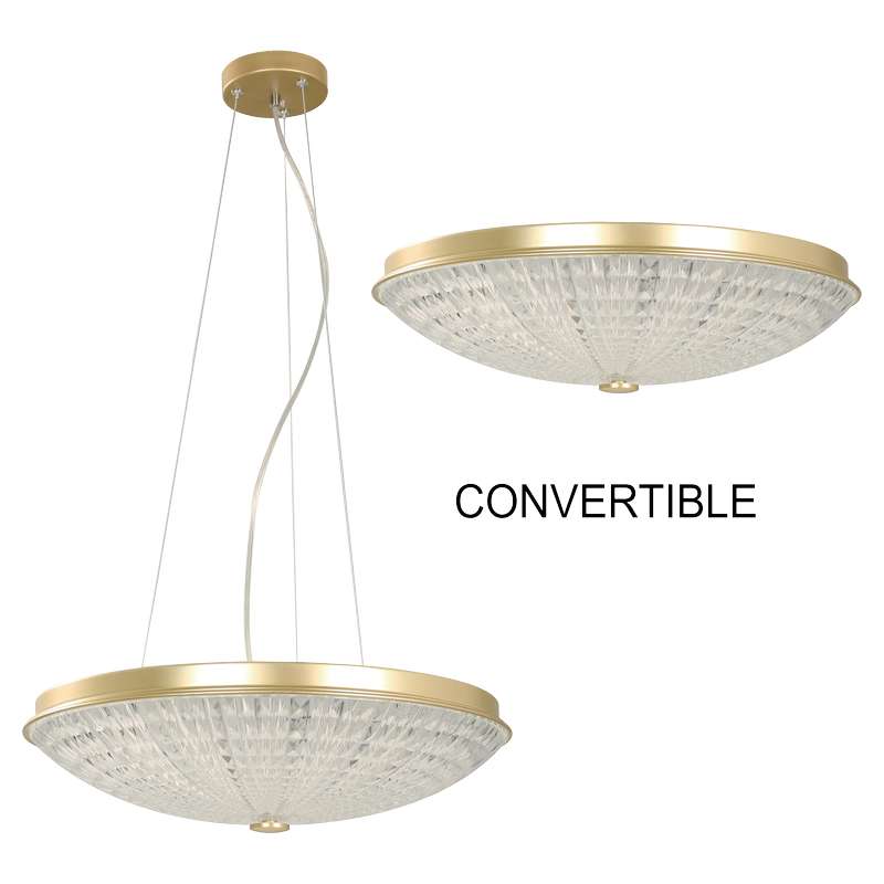 Lámpara colgante moderna dorado 1 luz 33626-0