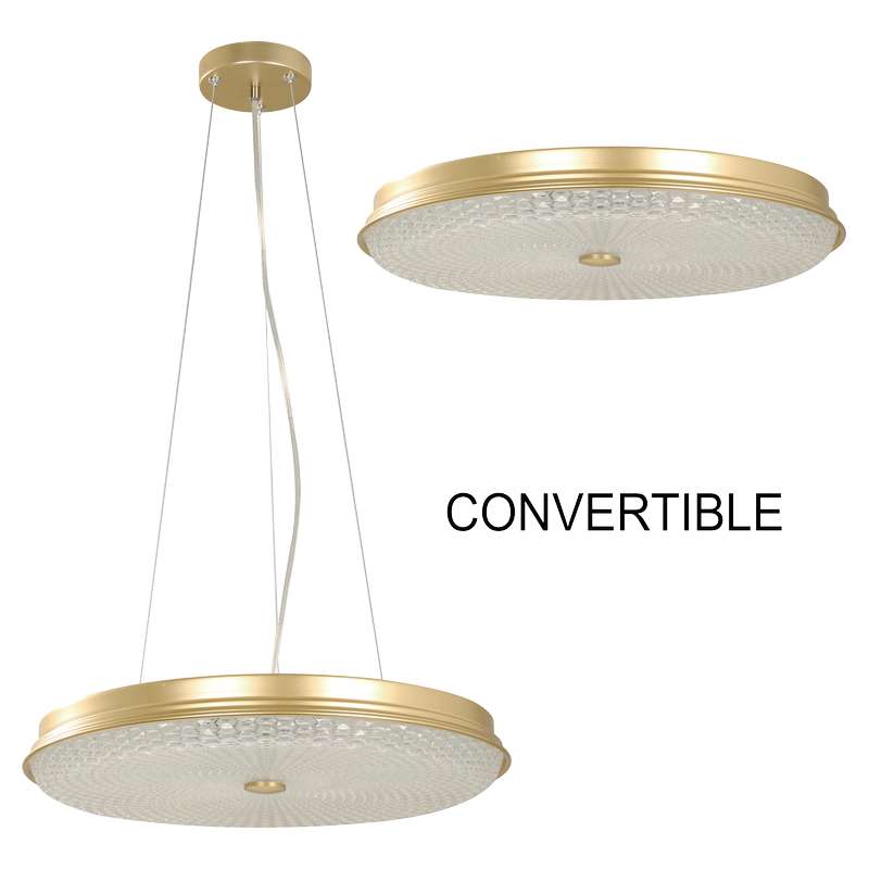 Modern pendant lamp gold 1 light 33627-0