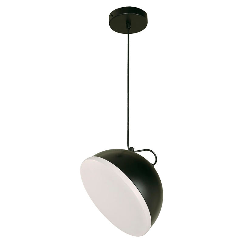 Lámpara colgante moderna negro mate 1 luz 24674-2