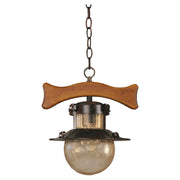 Rustic amber sphere pendant lamp 1 light E27 (Bulb sold separately)