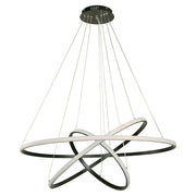 Lámpara colgante moderna negra 1 luz led 32899
