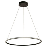 Modern Black Pendant Light 1 LED Bulb 23737