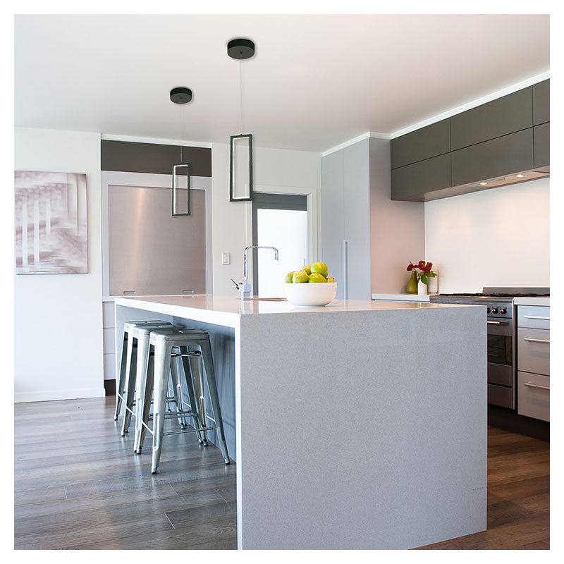 Modern Black Dimmable LED Pendant Light 1-Light 24067