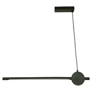 Lámpara colgante moderna negra 1 luz led 24148