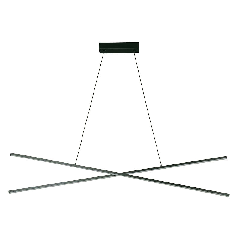 Lámpara de techo moderna negro 2 luces led  32901