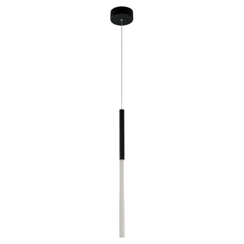 Modern Black Pendant Light 1 Light 33609-2