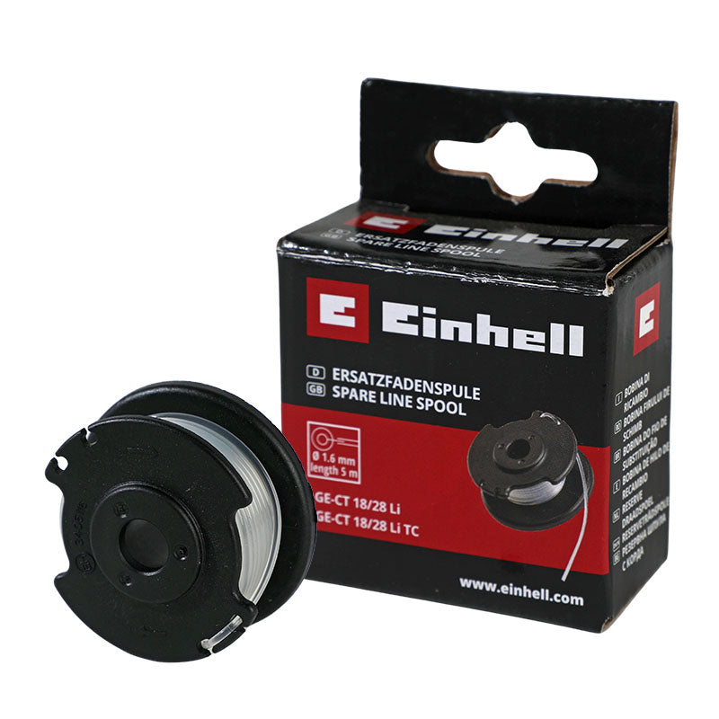 Carrete para hilo de repuesto nylon 5mts 1,6mm einhell