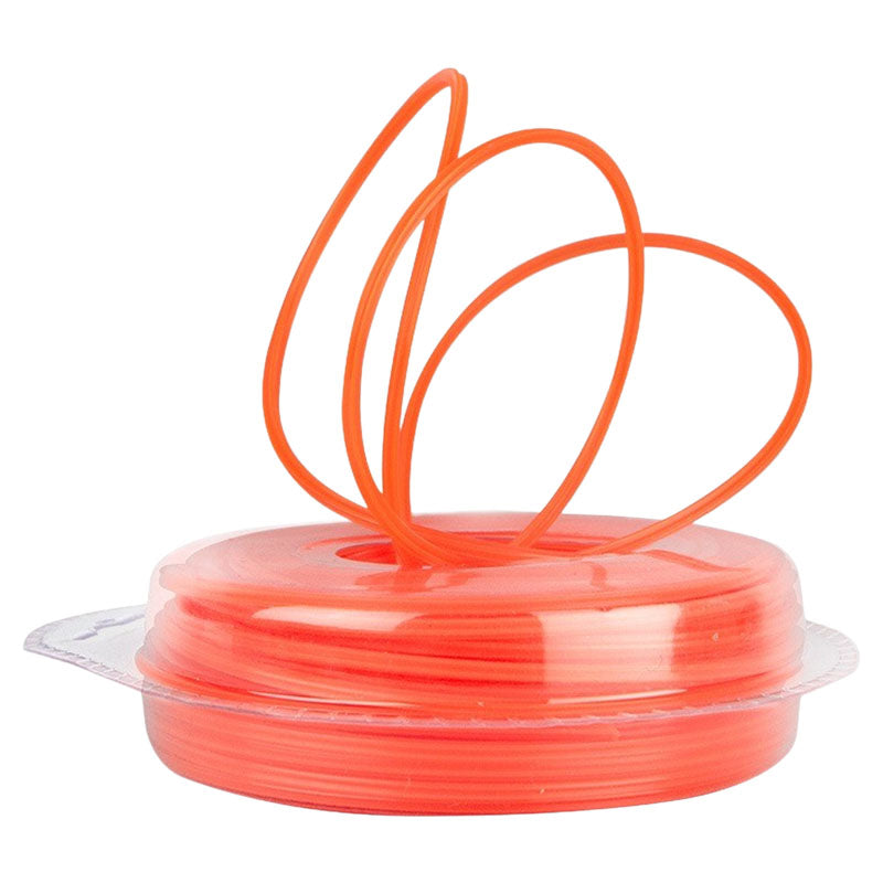 Hilo nylon para desbrozadora tipo cruceta 2,4 mm x 12 m
