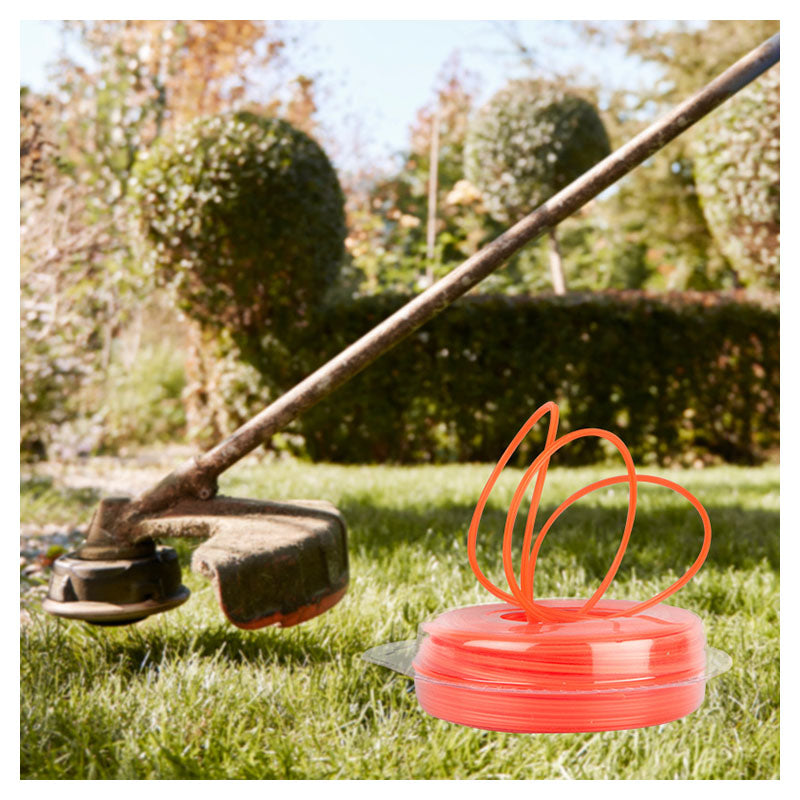 Cross-shaped nylon trimmer line 2.4 mm x 12 m