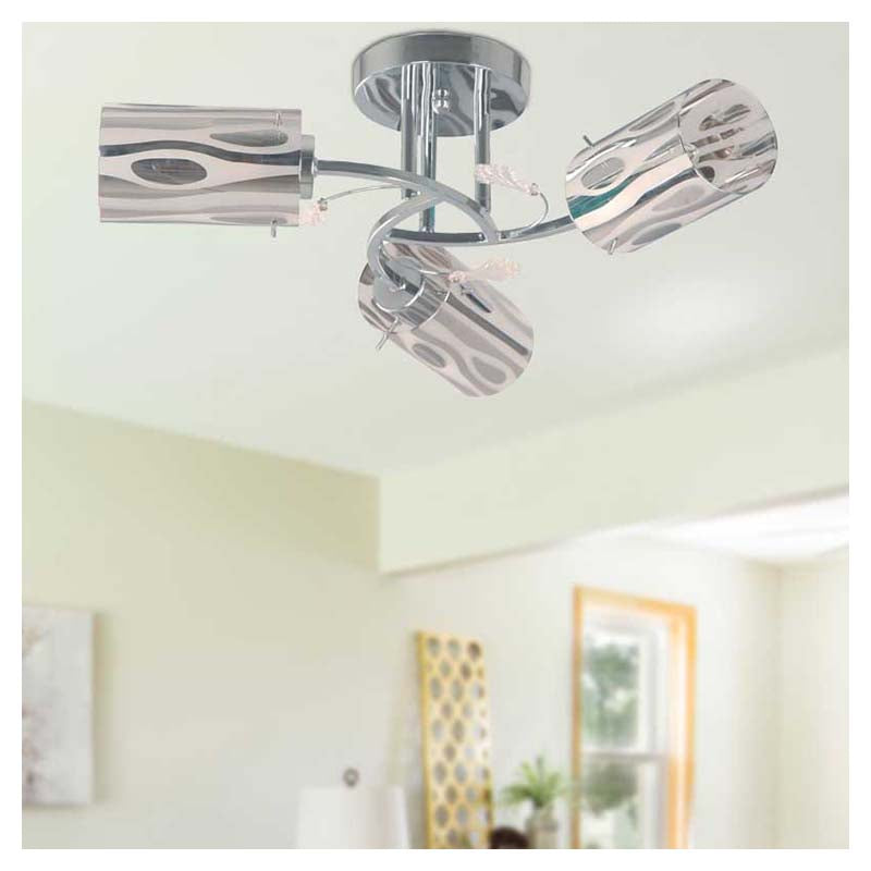 Lámpara de techo manchas 3 luces rosca E27