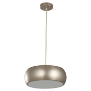 Lámpara colgar moderna níquel satín 3 luces E27