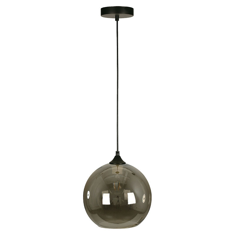 Lámpara colgante moderna acabado smoke 1 luz E27 60 W