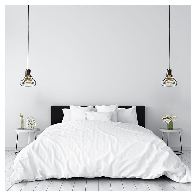 Vintage black pendant light 1-bulb