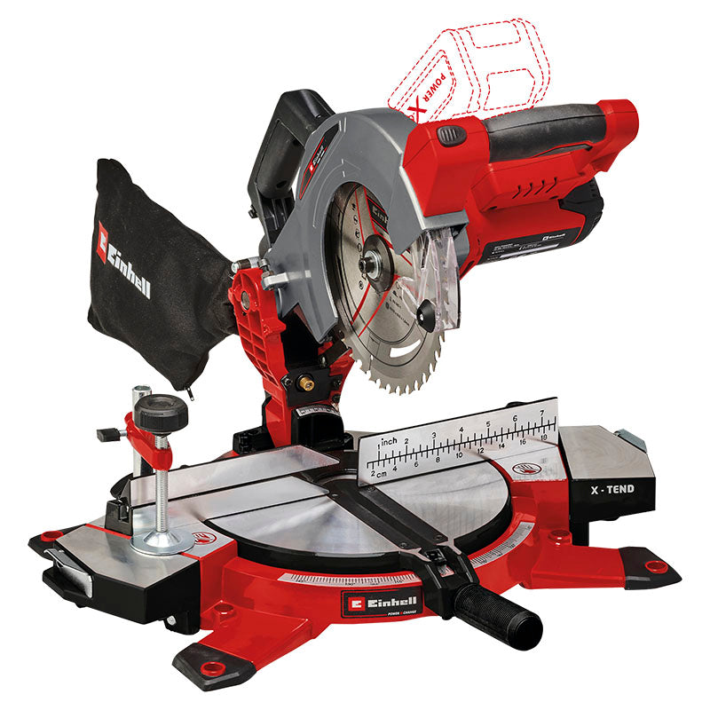 Sierra ingleteadora 8 1/4" inalámbrica 18 V Einhell